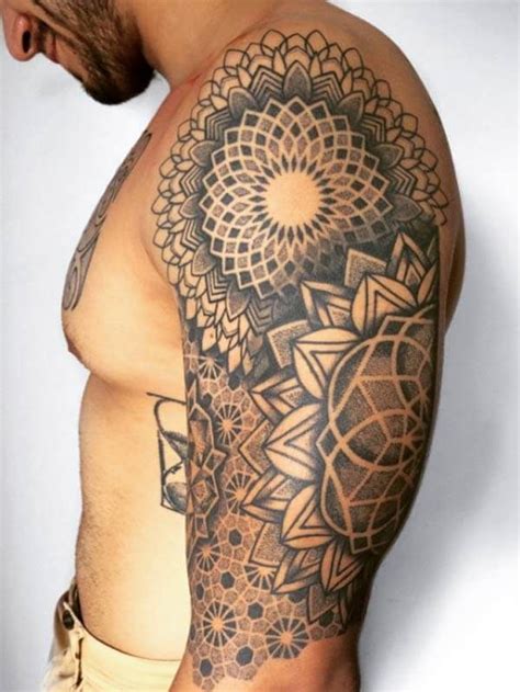 Mandala Mens Tattoo