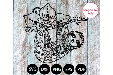 69+ Mandala Sloth SVG, Mandala Sloth SVG, Meditating Sloth SVG, Sloth SVG Cut File, SVG For. Faultier SVG Yoga Faultier Mandala SVG Faultier SVG Für