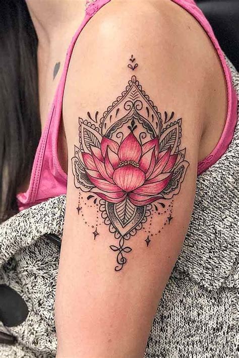 Mandala Tattoo Lotus Flower