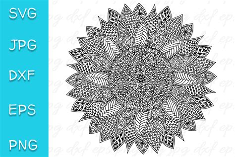 Download Mandala Zentangle Svg - 218  SVG Images File Commercial Use DXF Files