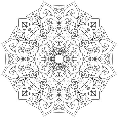 Mandalas To Color Printable