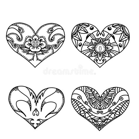 Mandalas and Patterned Hearts