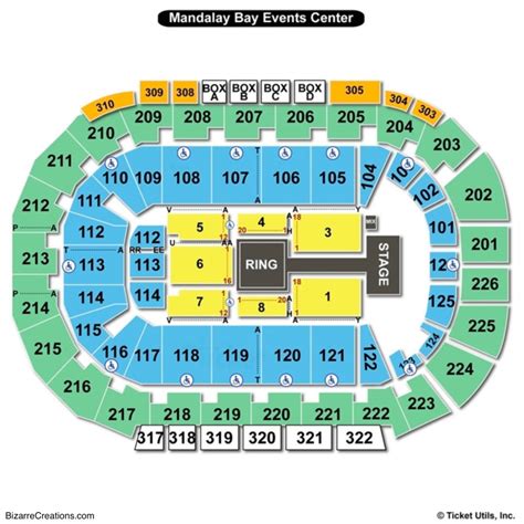 Mandalay Bay Stadium Seating Chart