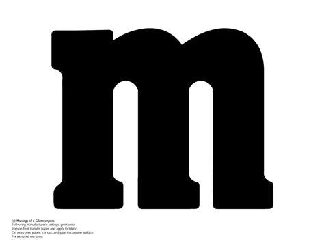 Mandm Symbol Printable