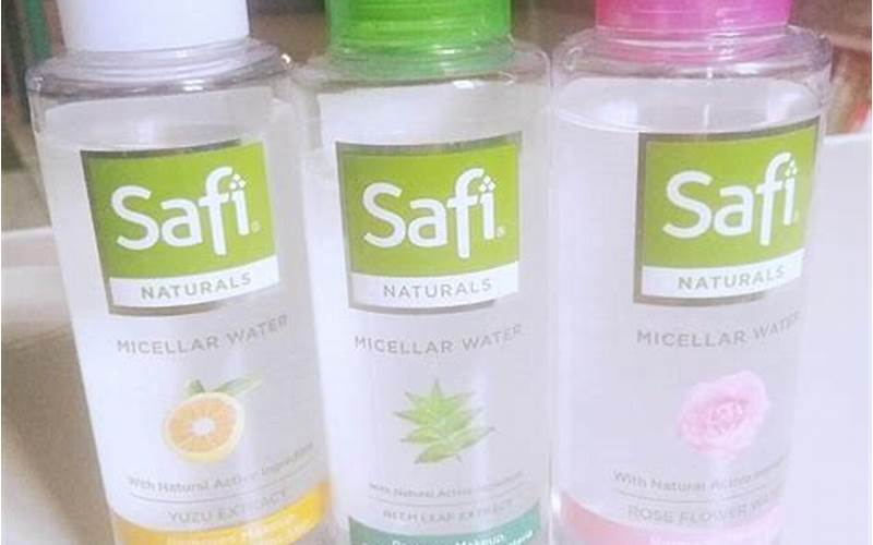 Manfaat Micellar Water Safi Untuk Jerawat