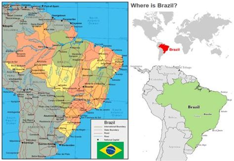 Manfaat Peta Negara Brazil dalam Pembelajaran