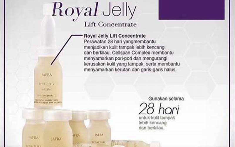 Manfaat Royal Jelly Jafra Untuk Jerawat