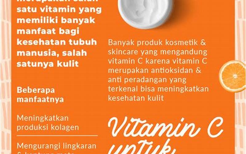 Manfaat Vitamin C Untuk Wajah Jerawat