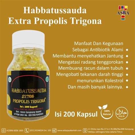 Manfaat Kapsul Habbatussauda