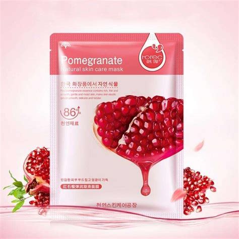 Manfaat Masker Rorec Pomegranate
