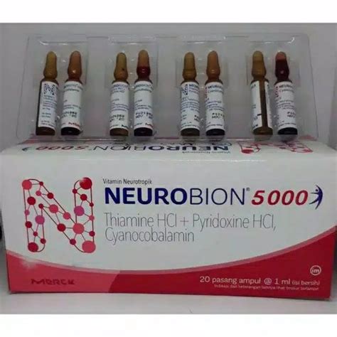 Manfaat Neurobion 5000 injeksi IM atau IV