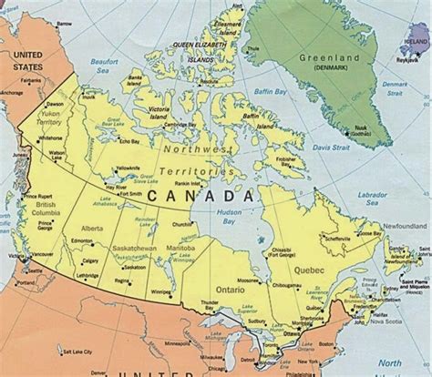 Manfaat Peta Negara Kanada dalam Pendidikan