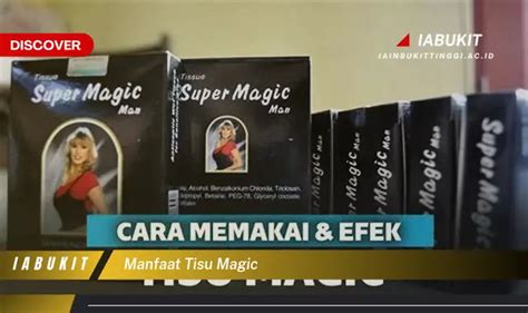 Manfaat Tisu Magic