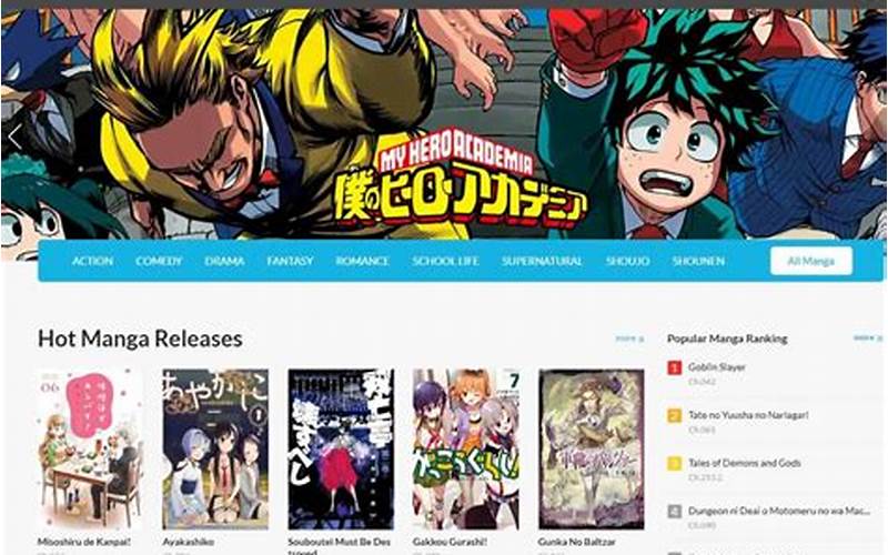 Manga Reading Websites