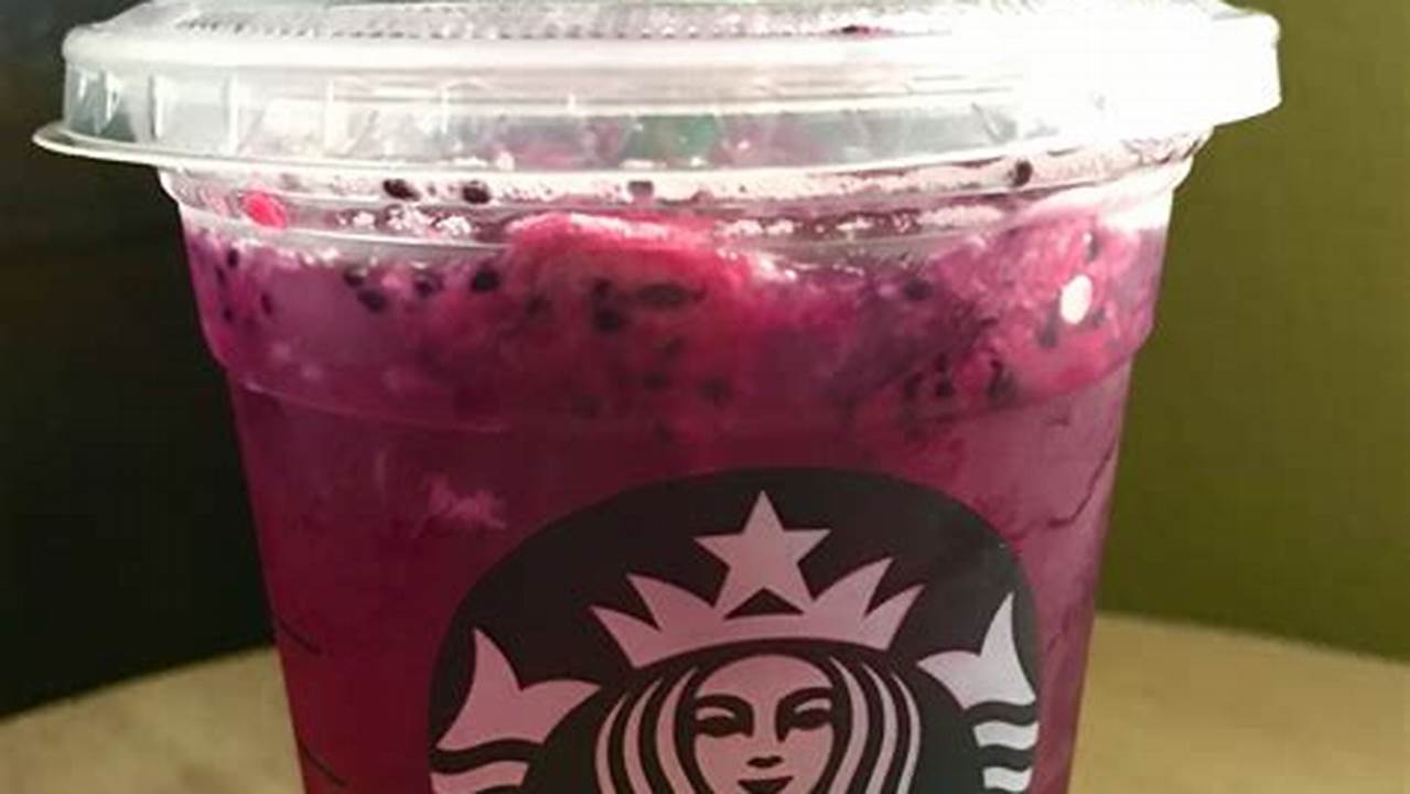 Starbucks Mango Dragonfruit Refresher Review Fast Food Menu Prices