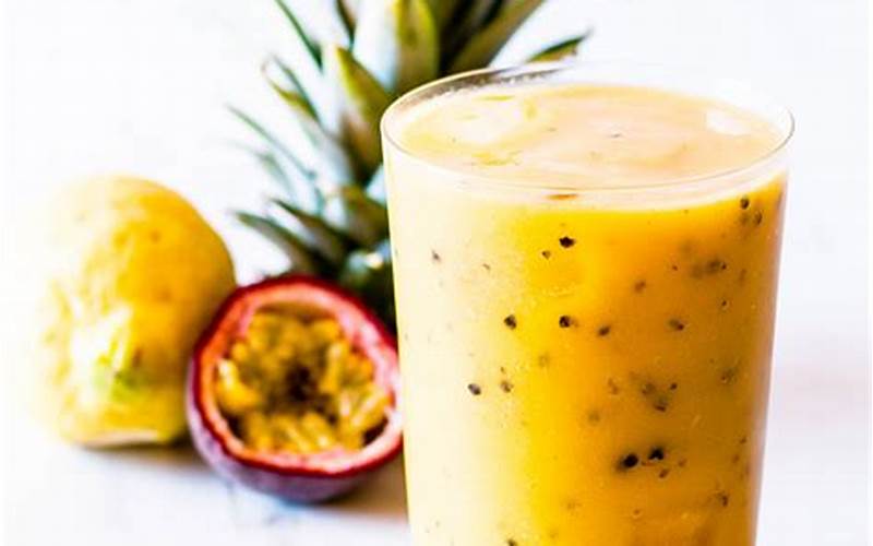 Mango Passionfruit Blended Juice