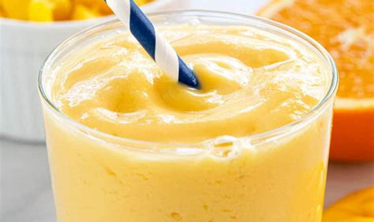 Mango Smoothie Recipe 1 Serving