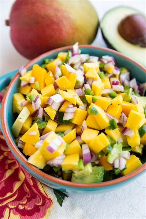 Mango Avocado Salsa for Taco Night