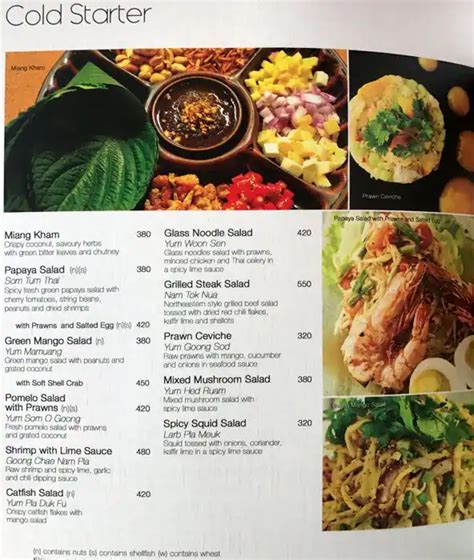 Explore the Savory and Sweet Delights of Mango Tree Menu - A Delectable Fusion of Thai and International Cuisine