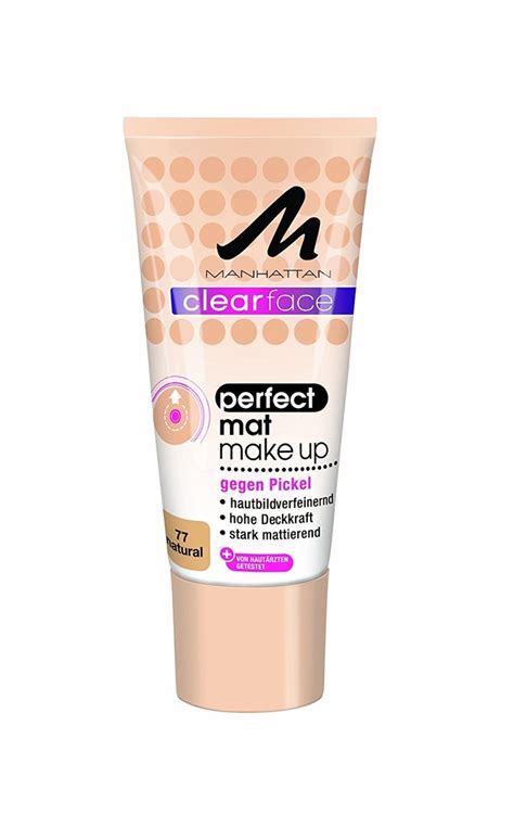 MANHATTAN CLEARFACE PERFECT MAT MAKE UP 77 PODKŁAD - 7436943803