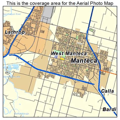Manteca Ca Zip Code Map