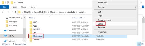 Manually Uninstall Chromium Using Windows File Explorer