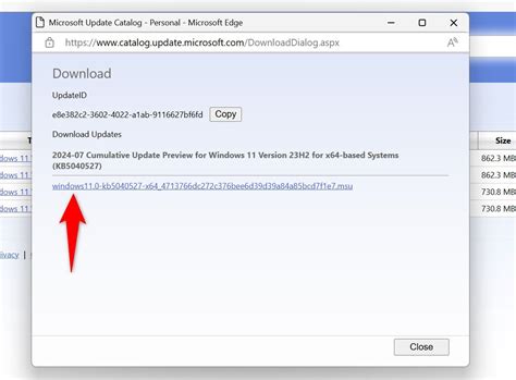 Manually Update Your PC From Microsoft Update Catalog