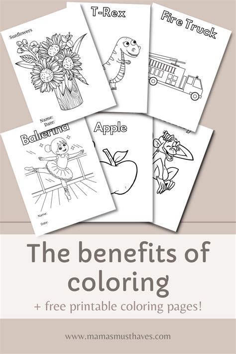Many Advantages of Coloring Pages