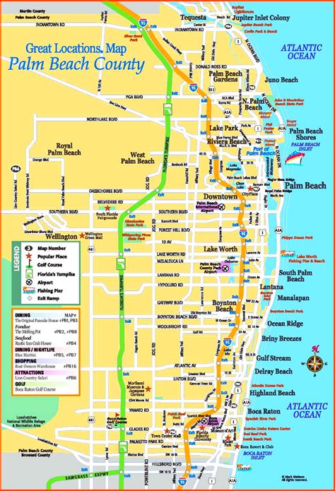 Map Florida Palm Beach