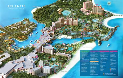 Map Of Atlantis Resort Bahamas