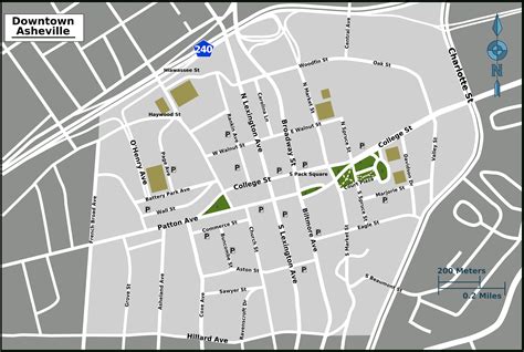 Map Of Downtown Asheville Nc