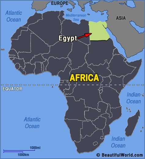 Map Of Egypt And Africa
