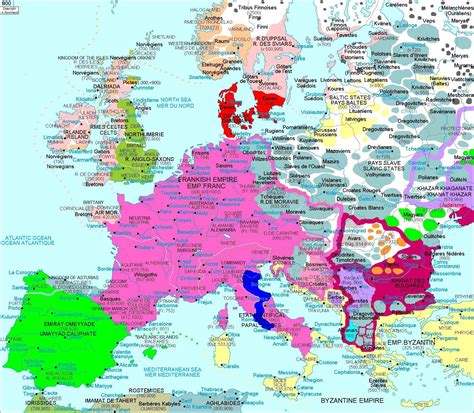 Map Of Europe 800