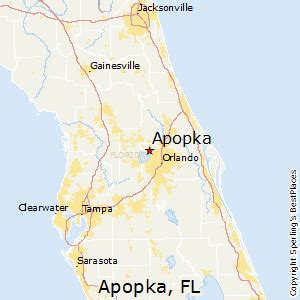 Map Of Florida Apopka