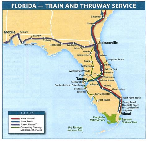 Map Of Florida Railroads