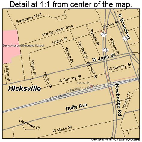 Map Of Hicksville Ny