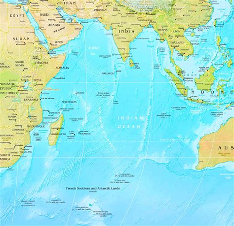Map Of India Ocean