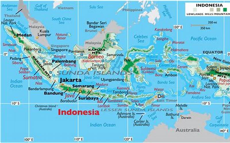 Map Of Indonesia And Singapore