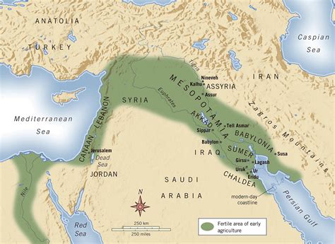Map Of Mesopotamia Labeled