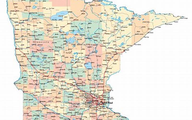 Map Of Minnesota