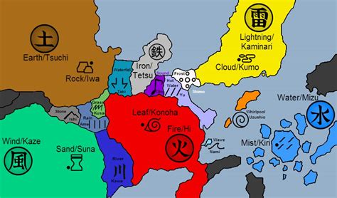 Map Of Naruto
