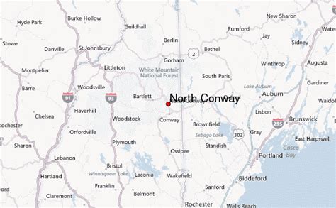 Map Of North Conway Nh