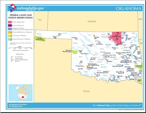Map Of Oklahoma Indian Reservations