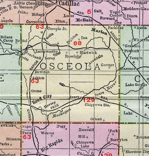 Map Of Osceola County Florida Maps Catalog Online