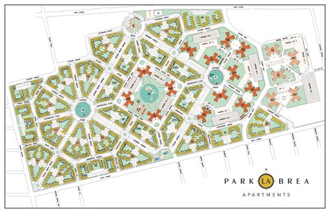 Map Of Park La Brea