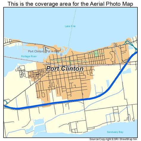 Map Of Port Clinton Ohio