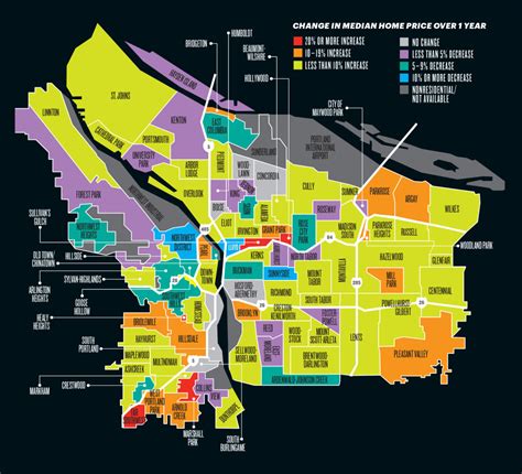 Map Of Portland Area