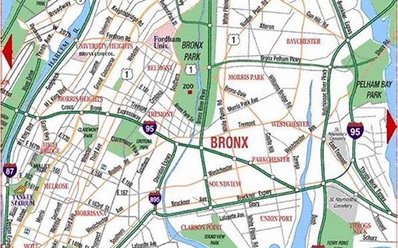 Map Of Southern Blvd, Bronx
