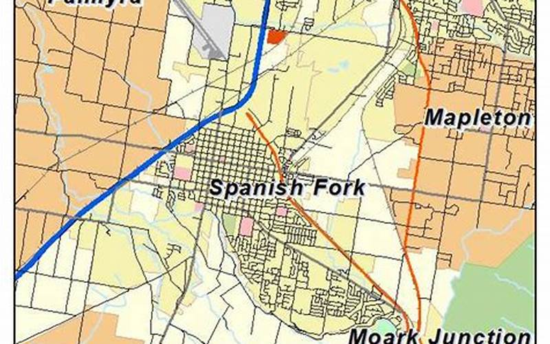 Map Of Spanish Fork
