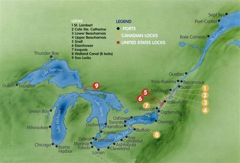 Map Of St Lawrence River